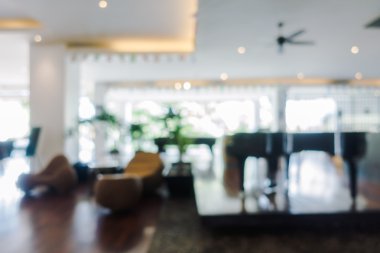 Otel lobisinde ve Restoran bulanıklık iç