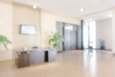 Otel lobisinde ve Restoran bulanıklık iç