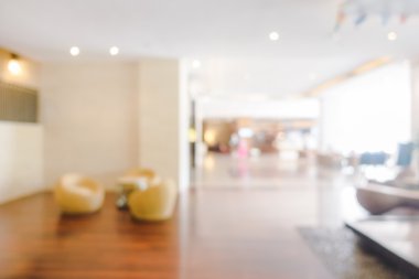 Otel lobisinde ve Restoran bulanıklık iç