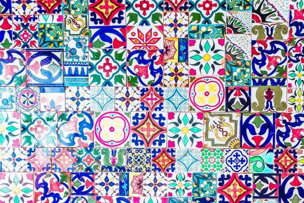 Morocco mosaic tiles textures — Stock Photo, Image