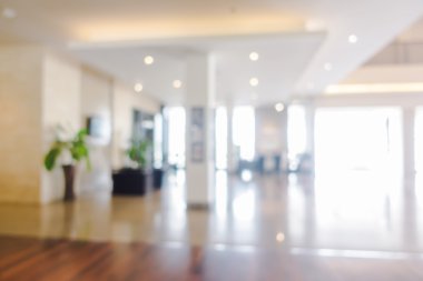 Otel lobisinde ve Restoran bulanıklık iç