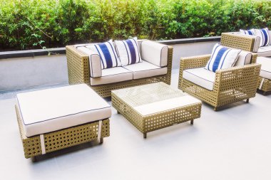 Kanepe yastık ve sandalye