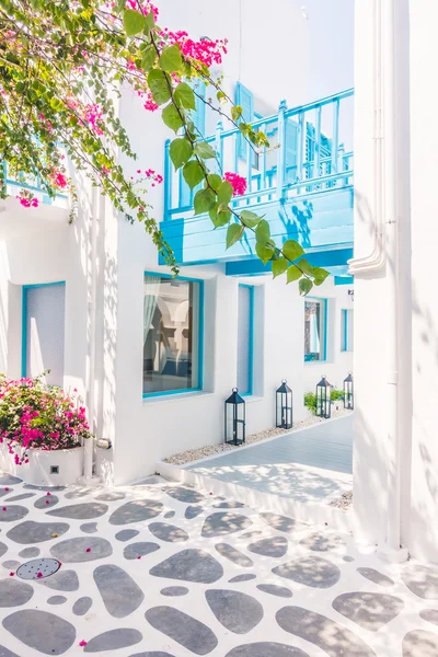 Prachtige architectuur met santorini en Griekenland stijl — Stockfoto