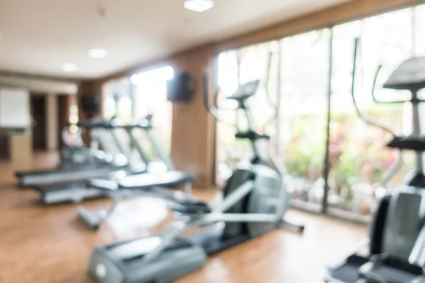 Blur fitness and gym room interior — Stock Photo, Image