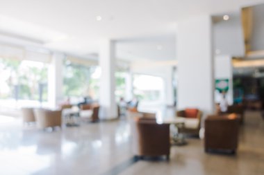 Otel lobisinde ve Restoran bulanıklık iç