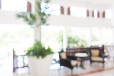 Lüks otel lobi iç bulanıklık