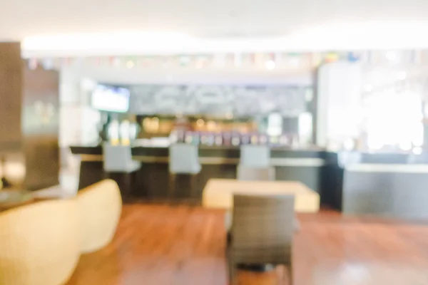 Blur hotel lobby and restaurant interior — Stock Photo, Image