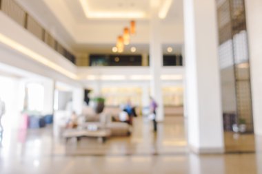 Otel lobisinde ve Restoran bulanıklık iç