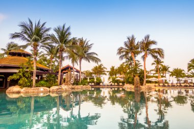 lüks Yüzme Havuzu Peyzaj