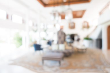 Lüks otel lobi iç bulanıklık