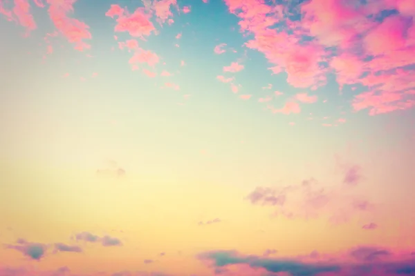 Vintage clouds on sky — Stock Photo, Image