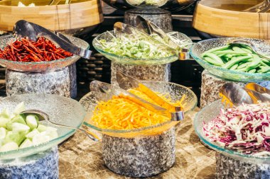 Açık büfe kahvaltı için catering