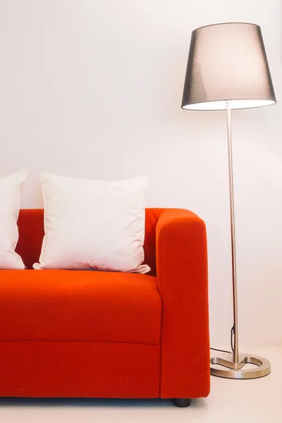 Decoración de lámpara de luz en sala de estar — Foto de Stock