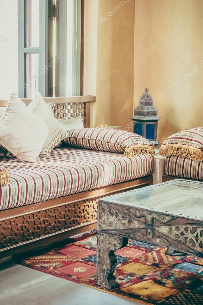 Pillows On Sofa With Morocco Style Stock Photo Mrsiraphol 106126904 Pillows On Sofa With Morocco Style Stock Photo