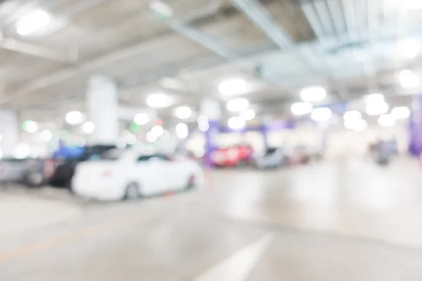 Parkeerplaats auto vervagen — Stockfoto