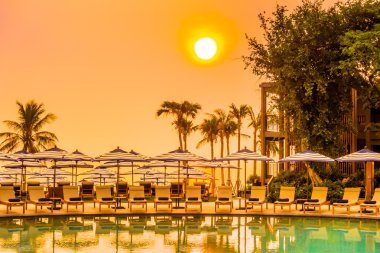 Güzel lüks Açık Yüzme Havuzu