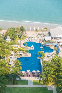 Üst görünüm Yüzme Havuzu