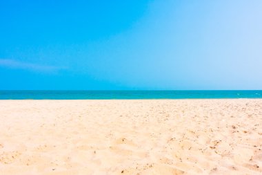 ile güzel tropikal deniz kum