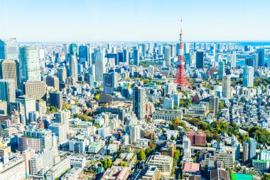 Tokyo cityscape manzarası