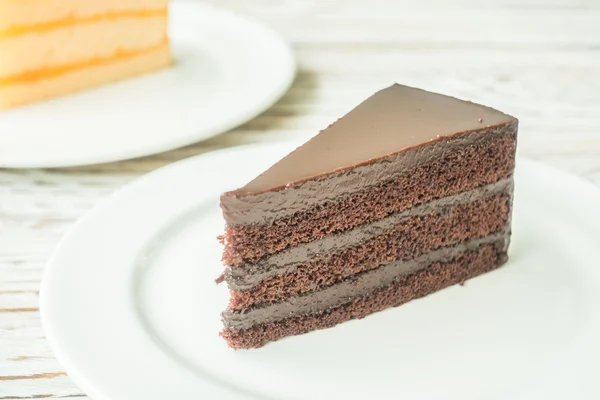 Choklad dessert tårta — Stockfoto