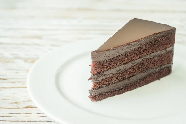 Tarta de postre de chocolate —  Fotos de Stock