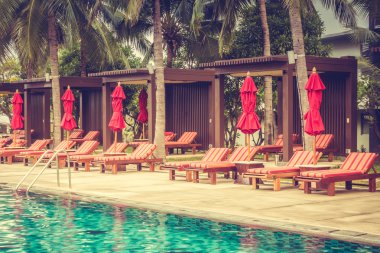 Güzel lüks Açık Yüzme Havuzu