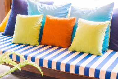 Güzel lüks yastıklar kanepe dekorasyon