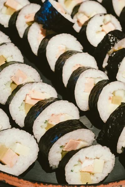 Sushi japoński styl żywności — Zdjęcie stockowe