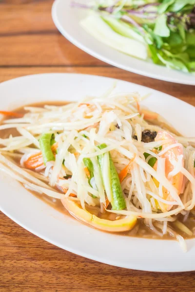 Insalata di papaya piccante — Foto Stock