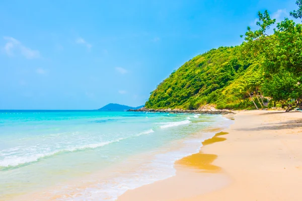 Güzel tropikal plaj ve deniz