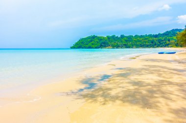 Güzel tropikal okyanus plaj