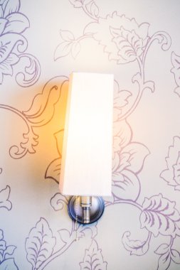 Oturma odasında ışık lamba dekorasyon