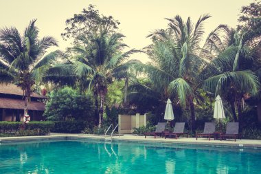 Güzel lüks Açık Yüzme Havuzu