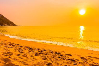 Sunrise tropikal plaj