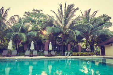 Güzel lüks Açık Yüzme Havuzu