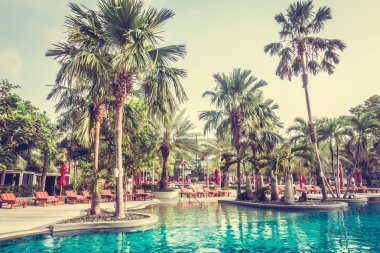 Güzel lüks Açık Yüzme Havuzu