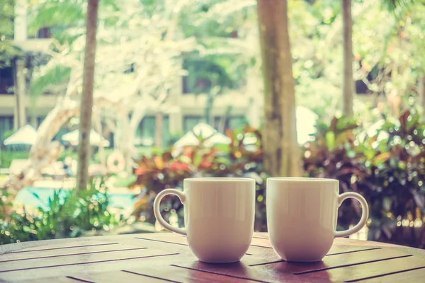 Xícara de café na mesa — Fotografia de Stock