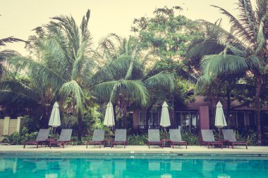 Güzel lüks Açık Yüzme Havuzu