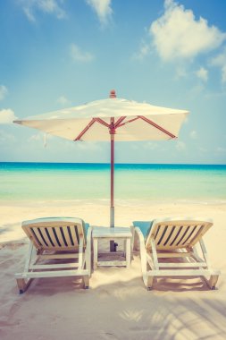 Güzel tropikal plaj ve deniz