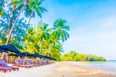 güzel tropikal plaj ve deniz manzara