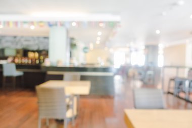 Otel lobisinde ve Restoran bulanıklık iç