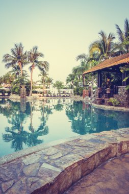 lüks Yüzme Havuzu Peyzaj