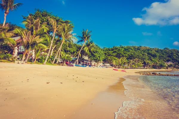 Schöner tropischer Strand und Meer — Stockfoto