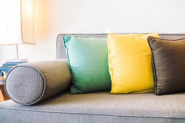 Güzel lüks yastıklar kanepe dekorasyon