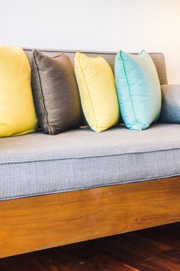 Güzel lüks yastıklar kanepe dekorasyon