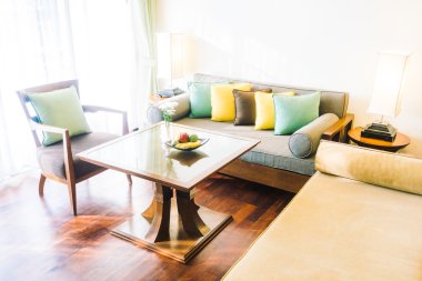 Güzel lüks yastıklar kanepe dekorasyon