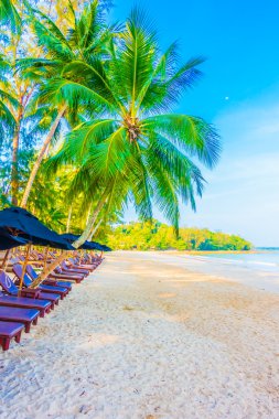 Güzel tropikal plaj ve deniz