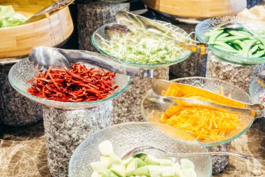 Açık büfe kahvaltı için catering