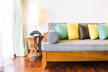 Güzel lüks yastıklar kanepe dekorasyon