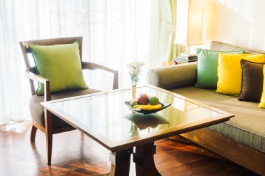 Güzel lüks yastıklar kanepe dekorasyon